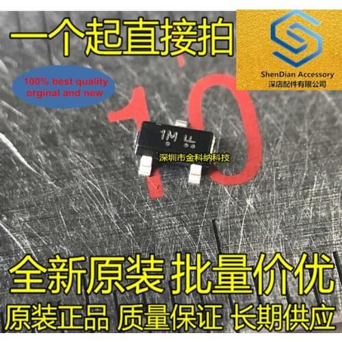 30pcs 100% orignal new MMBTA13LT1G printing silk 1M SOT-23 NPN Darlington amplifier transistor in stock