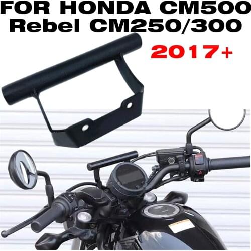Motorcycle Accessories Mobile phone bracket bar for Honda Rebel500 Rebel300 CMX500 CMX300 Rebel 500 300 CMX 500 300