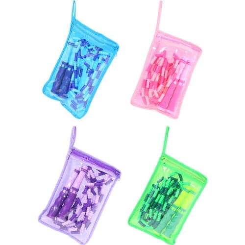 Bamboo Joint Design Skipping Rope Childrens Fancy Bead Exercise Gym Training Jump Rope Jumping Non-slip Handle Sports Exercise