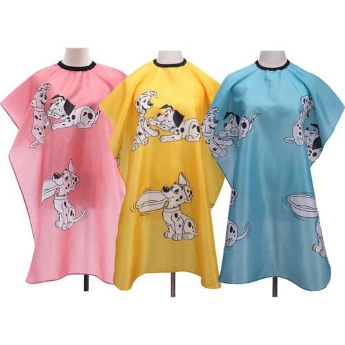 Kids Hairdressing Cape Gown Waterproof Hairdresser Barber Apron Wrap Haircutting Children Girls Boys Hair Cut Cloak Cape Cloth