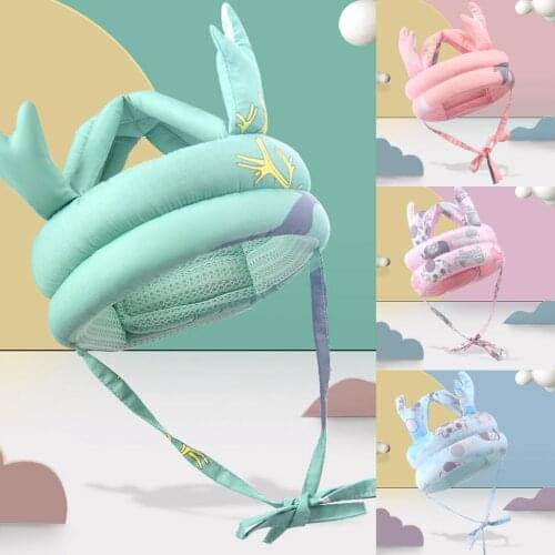 Baby Toddler Cap Anti-collision Protective Hat Baby Safety Helmet Soft Comfortable Head Security&Protection Adjustable dropship