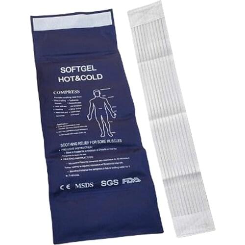 Hot Cold Gel Pack - Heat Pillow With Belt For Neck Back Microwave, Cooling Pillow Cold Packs