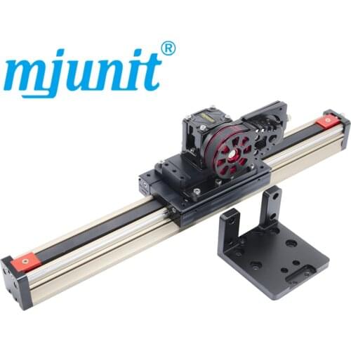 Mjunit 45M Synchronous belt guide linear module high precision aluminum profile with slide block electric single-axis manipulato