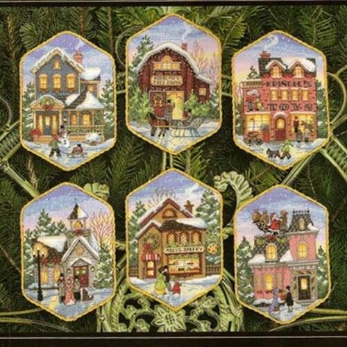 GUA074 Kit Christmas Chorus Ornament Festival Ornament Christmas Tree Decorations Cross Stitch Kits Cross-stitch Embroidery Set