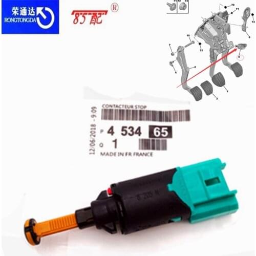 Brake light switch 453465 9650688480 For Peugeot 307/308/408 For Citroen Sega/Triumph/Picasso Brake light switch
