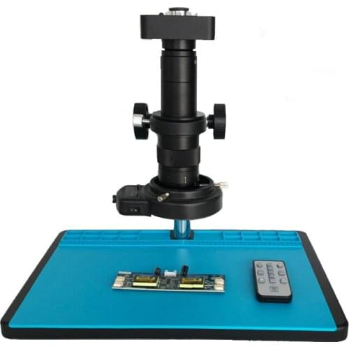 34MP 1080P 60FPS HDMI USB Industrial Video Microscope Camera 180X 300X C-Mount lens For Phone CPU PCB Soldering Repairing
