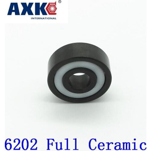2021 Sale Rodamientos Axk 6202 Full Ceramic Bearing ( 1 Pc ) 15*35*9 Mm Si3n4 Material 6202ce All Silicon Nitride Ball Bearings