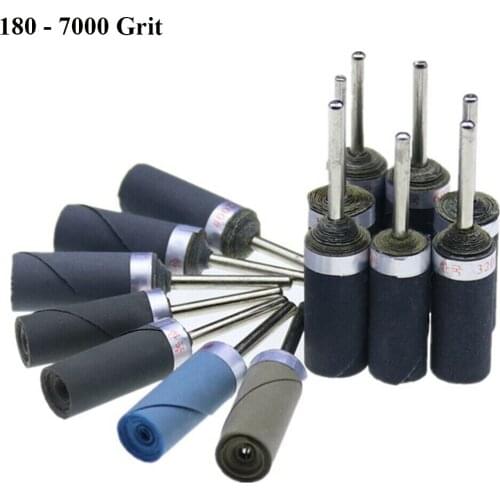180-7000 Grit Wet Dry Sandpaper Sanding Bar Rod Abrasive Stick For Dremel Rotary Tools Wood Jewellery Metal Polishing Grinding