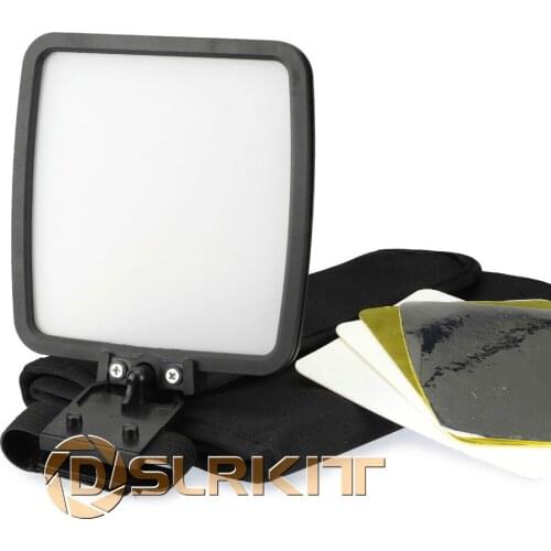 Flash Reflector Diffuser 4 color white gold silver translucent for Canon Nikon