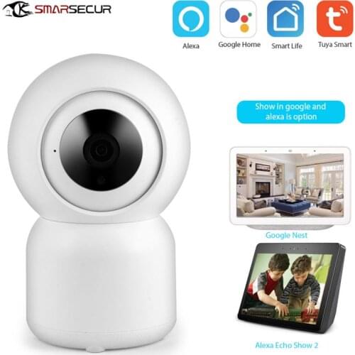 1080P HD Tuya Smart Wireless IP Camera WiFi Home Security CCTV Video Pan/Tilt Motion Detection Work With Alexa Google Home