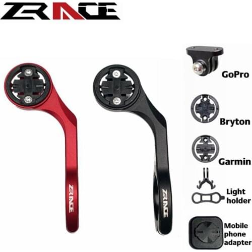 ZRACE Bicycle Computer Mount Bike Stem Extender Handlebar Torch Holder Cycling Camera Mount For Garmin Bryton for GoPro
