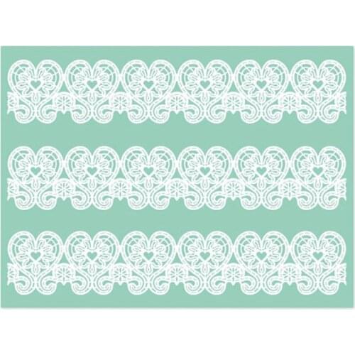 High Quality Silicone Fondant Mat Kitchen Flower Pattern Sugar Lace Mat Silicone Mold Cake Decorating Tools