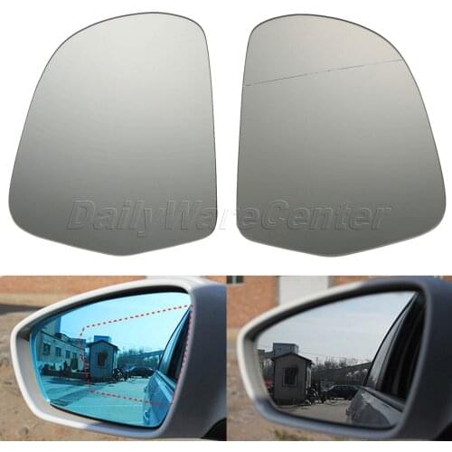 1Pair L+R Heated Door Wing Mirror Glass Car Rearview Side Mirrors For AUDI A3 A4 S4 A5 A6 S6 A8 Allroad Q3 SKODA OCTAVIA SUPERB