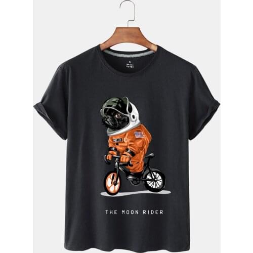 Spring and Summer Womens Top Personality Fashion Cycling Print Sport Short Sleeve T-shirt Stretch Loose T-shirt Graphic T-shirt