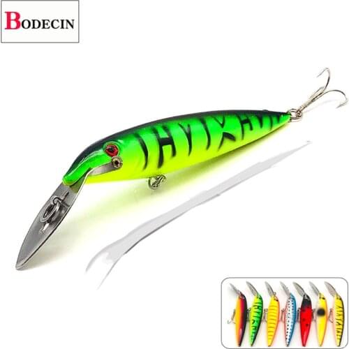 Hard/Artificial Bait For Fishing Lure/Tackle/Accessories/Hooks/Baubles Sea Sinking Jerkbait Minnow Crankbait Tight Wobble Slow