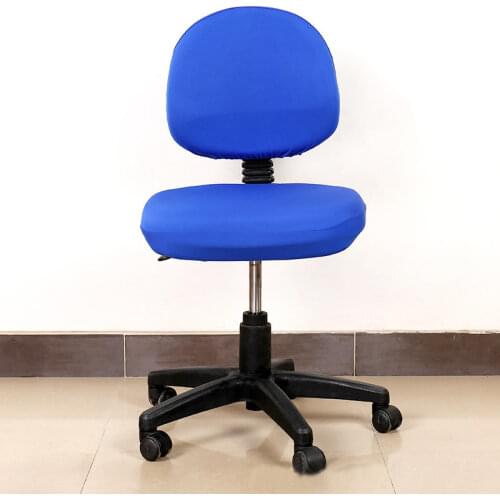1 Set Stretch Split Office Chair Covers Spandex Polyester Elastic Computer Chair Cover Universal Swivel Gaming Chair Covering