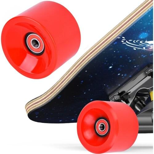 1 pcs PU 70mm Red Skateboard Wheel Electric Longboard Skateboard Wheels Skateboard Accessory