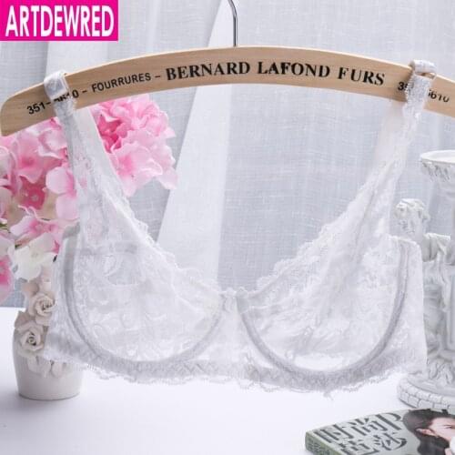 2018 NEW Sexy Women Lace Bra Luxury Cotton Mesh Bralette Lingerie Female Seamless Unpadded Floral Brassiere Intimates Femme