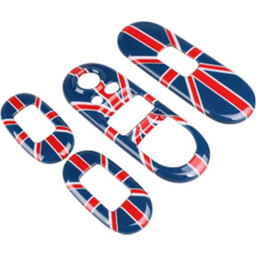 New ABS car door window lifter button frame trim cover sticker for mini cooper F55 car-styling union interior decoration