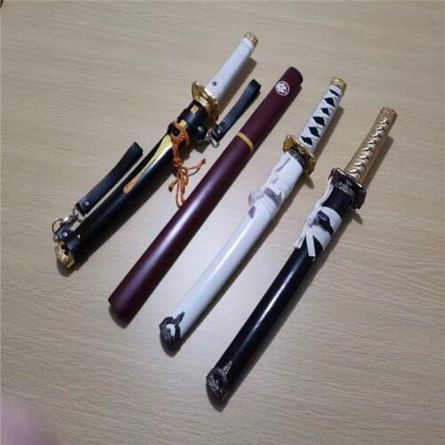 55cm Cosplay Touken Ranbu Midare Toushirou Wood Sword Role Playing Hirano Toushirou Wood Prop Gokotai Weapon Model Katana