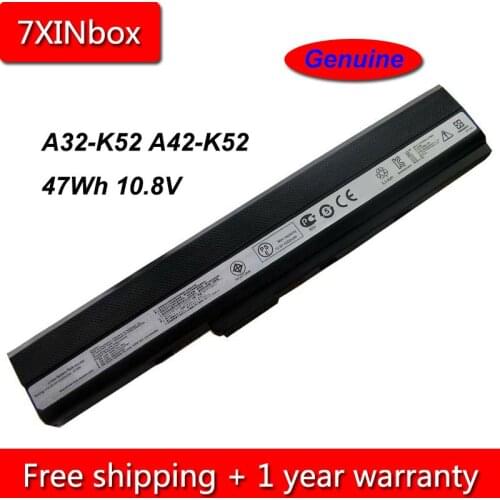 7XINbox 47Wh 10.8V A41-K52 A42-K52 A31-K52 Laptop Battery For ASUS A52 A52F A52J K52 K52D K52DR K52F K52J K52JC K52JE K52N X52D