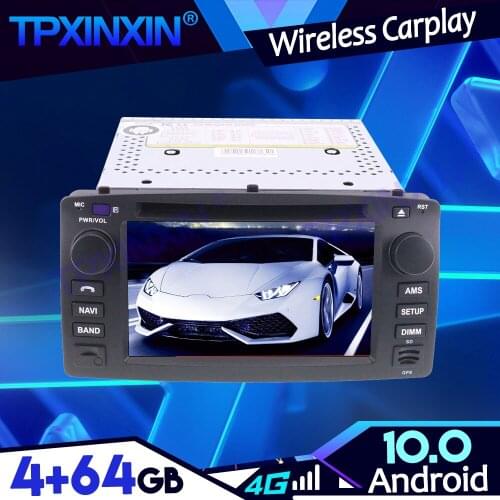 For Toyota corolla 2001-2006 Car PX6 Android 10.0 4+64G IPS Carplay Tape Recoder Multimedia Player Head Unit Navi GPS Auto Radio