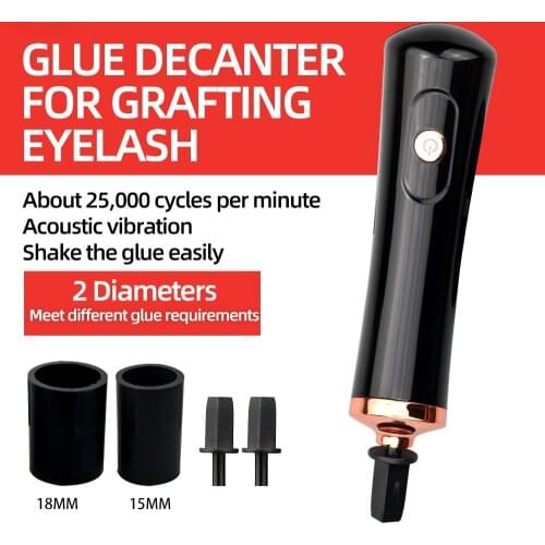 1 set Eyelash Glue Shaker Electric Wake-up Device for Eyelash Glue Makeup Tool Fast and Efficient Releasing Hands Free Shipping