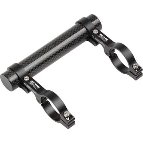 GUB G-560 Bicycle HandleBar Carbon Fiber Bike Extender Lengthen Mount Lamp CNC Lightweight MTB Flashlight Computer Phone Holder