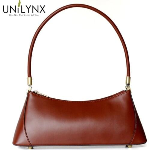 Small Shoulder Bags for Women Leather Baguette Bag Brand Mini Elegant Shoulder Bag Solid Color Totes Messenger Handbags