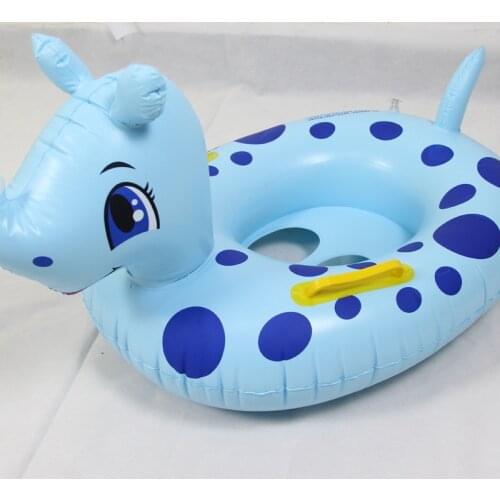 Cute Cartoon Baby Swimming Ring Safty Ride-on Float Inflatable Infant Kids Swimming Pool Rings Water Toys Swim Circle