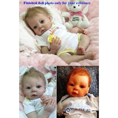 NPK hot selling DIY doll kit wholesale an unpainted blank doll kit soft vinyl reborn doll kit