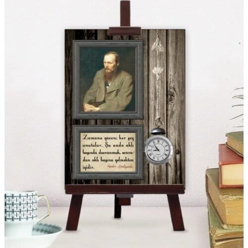 Atika Fyodor Dostoyevsky Desktop clock desk clock relogio de mesa настольные часы reloj de escritorio