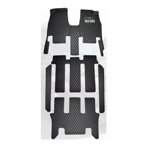 Full set car floor mats + trunk mat for Right Hand Drive KIA Carnival 7 8 seats 2020-2015 waterproof carpets for Carnival 2018