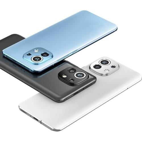 Dust-proof Phone Rear Camera Lens Protective Film Cover for Xiaomi Mi 11 Black Gold Aluminum Camera Protector Case Sticker