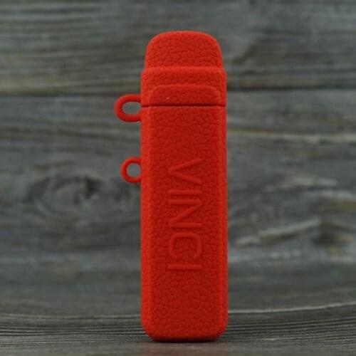 Texture Cover Protective Silicone Case for New Voopoo Vinci Pod 15W 800mAh Rubber Sleeve Leather Wrap Skin Soft Shell 2pcs