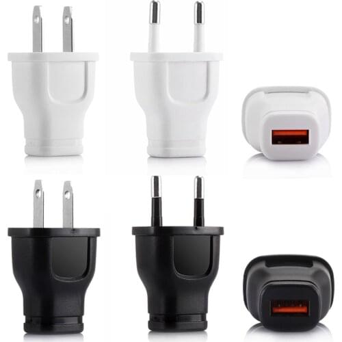 EU/US Plug Universal Mobile Phone Charger 1A One Port Integrated Head USB Direct Charge Travel Smartphone Charger NEW