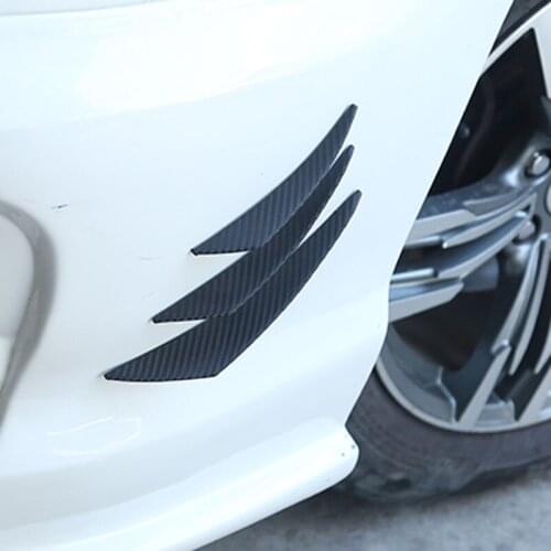 Universal front bumper splitter spoiler sticker for Volkswagen vw POLO Tiguan Passat Golf EOS Scirocco Jetta Bora Lavida Touareg