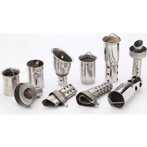 Motorcycle Exhaust Muffler Adjustable Escape Silencer For honda crf 250 shadow 125 goldwing 1800 cbr 1100 xx fmx 650 bros 160