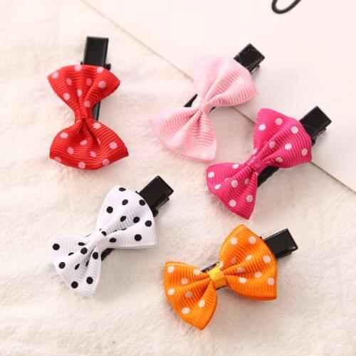10PCS/Lot Fashion Girls Colorful Bow Flower Spot Star Hairpins Barrettes Children Cute Hair Clips Headband Kids Hair Accessories