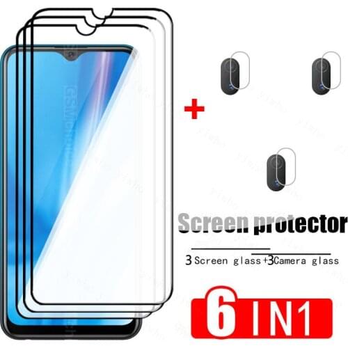 Full Cover Screen Protector for Vivo Y11 2019 Tempered Glass on Vi vo vi vo Y 11 Y11 2019 Camera Lens Clear Protective Glas Film