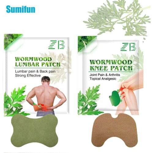 2Types 12Pcs Wormwood Pain Relief Patch Herbal Sticker Relieve Rheumatoid Arthritis Knee Lumbar Ache Body Massage Plaster