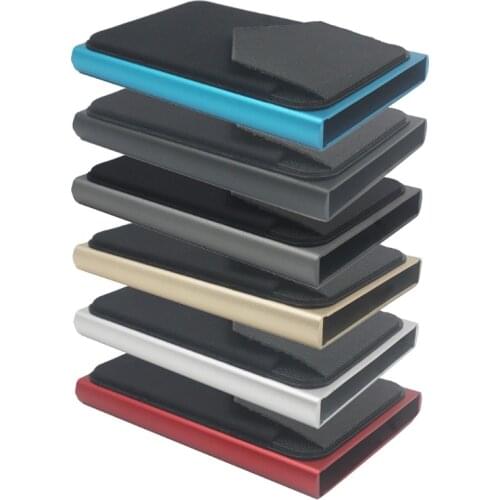 2021 New Pop- Up Wallet Slide Ejection System, Slim Minimalist Credit Card Holder RFID Blocking Secure Your Credit Business Card