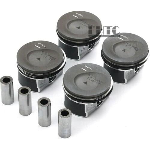 4x Pistons Rings Set Φ71mm OE Genuine For VW Golf Beetle Polo Touran Audi A1 A3 1.2 TSI CBZA CBZB