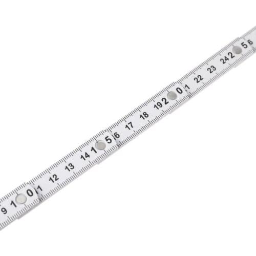 6 Folding Ruler Plastic Measuring Tool 2m and 0.5m Length Measuring Tool, Wood Work Measurement Tool, Compact Keychain