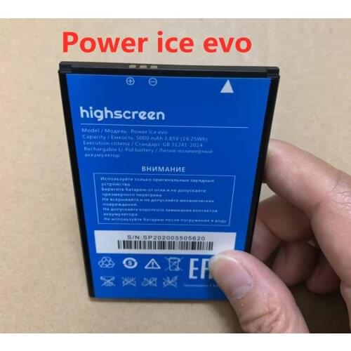 5000mAh battery for highscreen Power Ice Evo mobile phone battery
