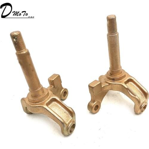 Free shopping 1Pair/2pcs Steering Strut Knuckle Spindle Fit For Drum Brake Hub of ATV 110cc 125cc 200cc 150cc Go Kart Buggy UTV