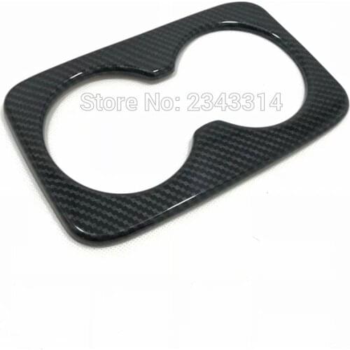 For Jeep Grand Cherokee SRT 2014 2015 2016 2017 2018 2019 ABS Chrome Rear Seat Water Cup Holder Cover Car Internal Accessories