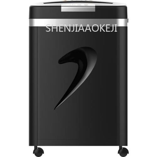 Electric paper shredder Mute 5 level secrecy office household documents paper crusher card smashing Movable shredder 220V 130W