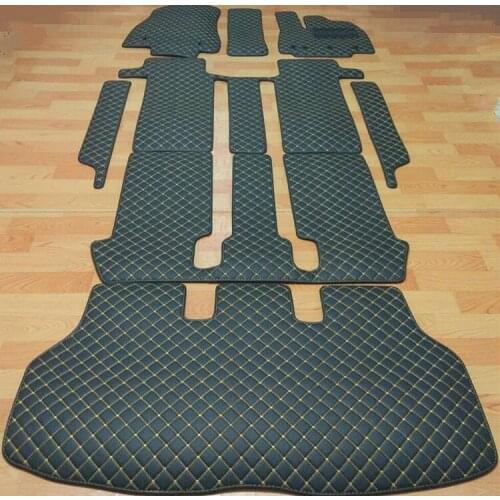 Good quality! Custom full set car floor mats for Right hand drive Toyota Noah R80 2020-2014 7 8 seats durable waterproof carpets