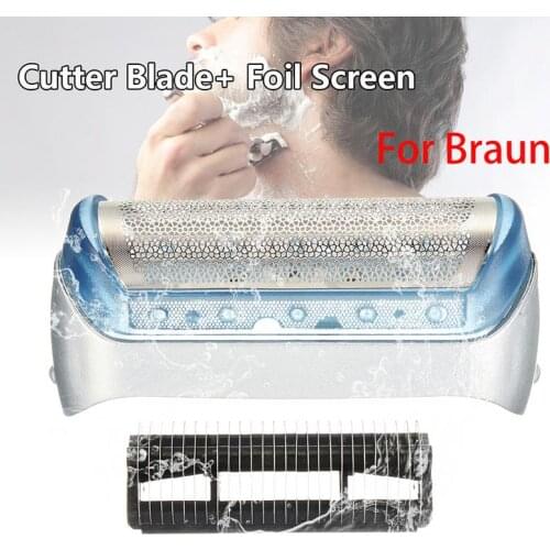 Shaver Foil Cutter Set Replacement For Braun 20S /2000 Series CruZer